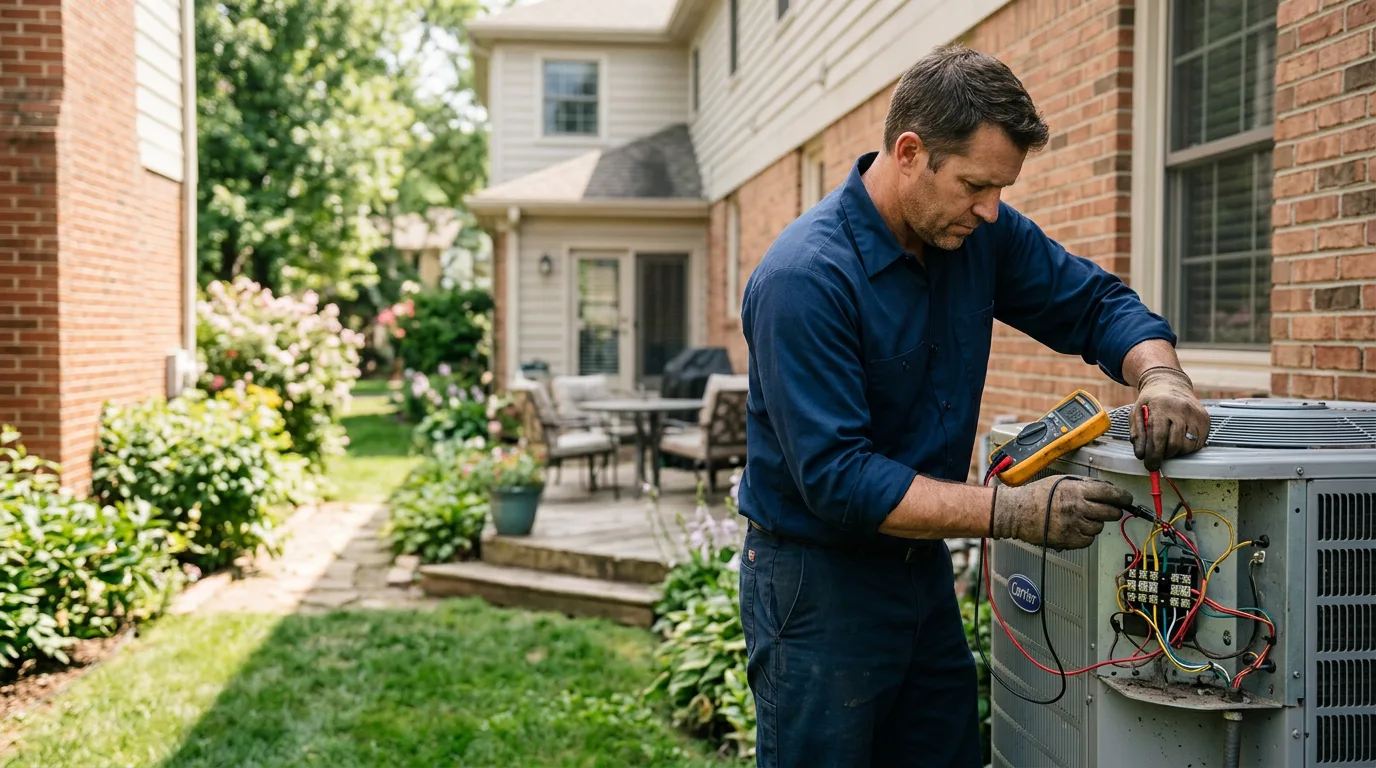 HVAC technician working near Spearman, TX